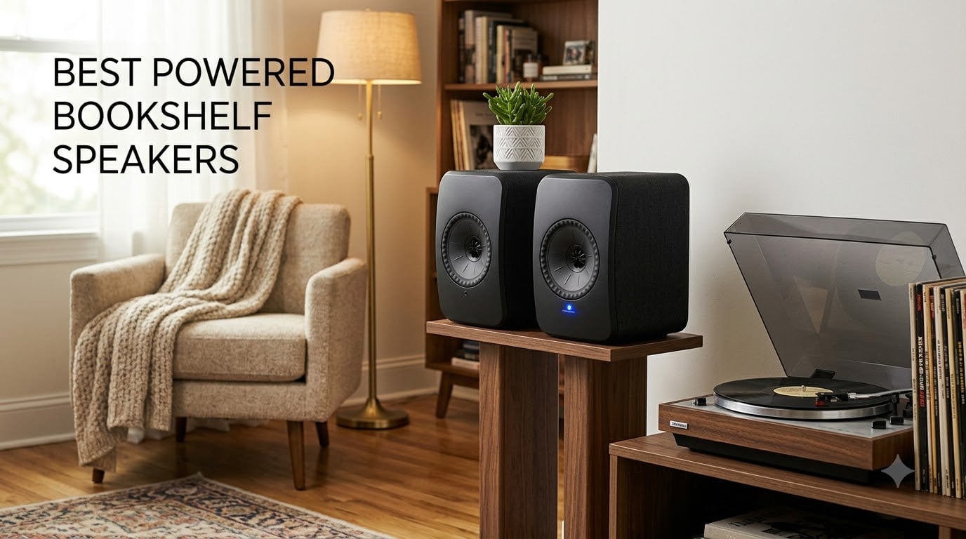 best powered bookshelf speakers