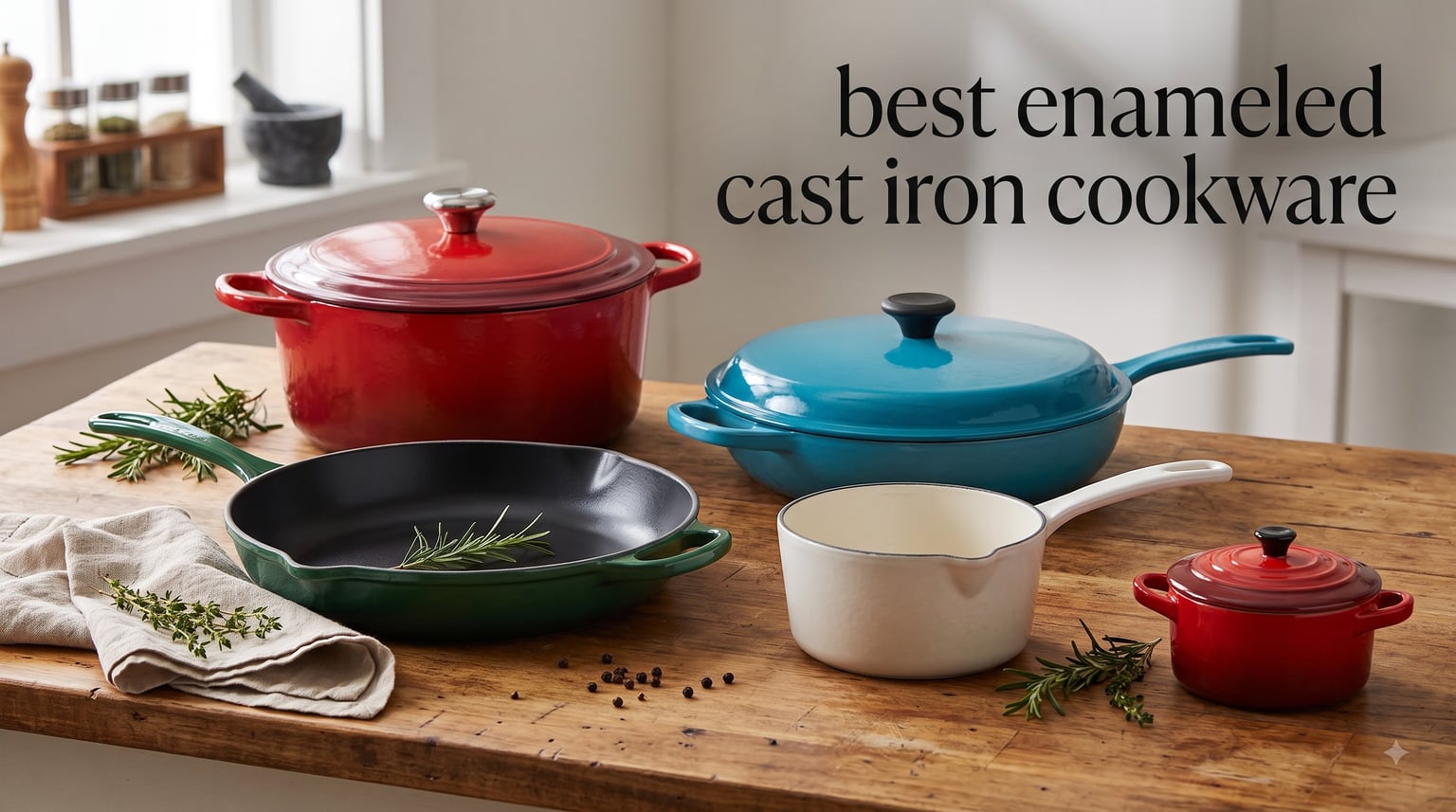 best enameled cast iron cookware