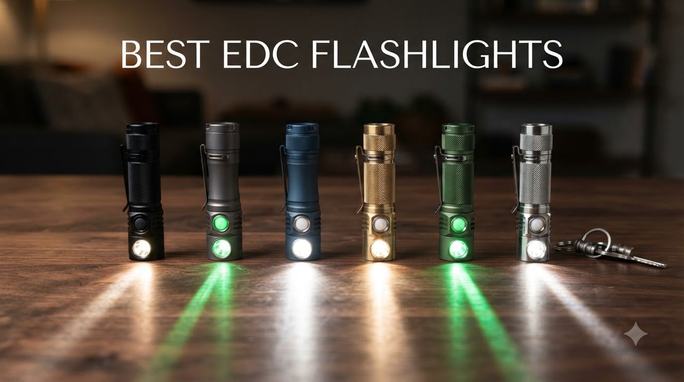 best edc flashlights