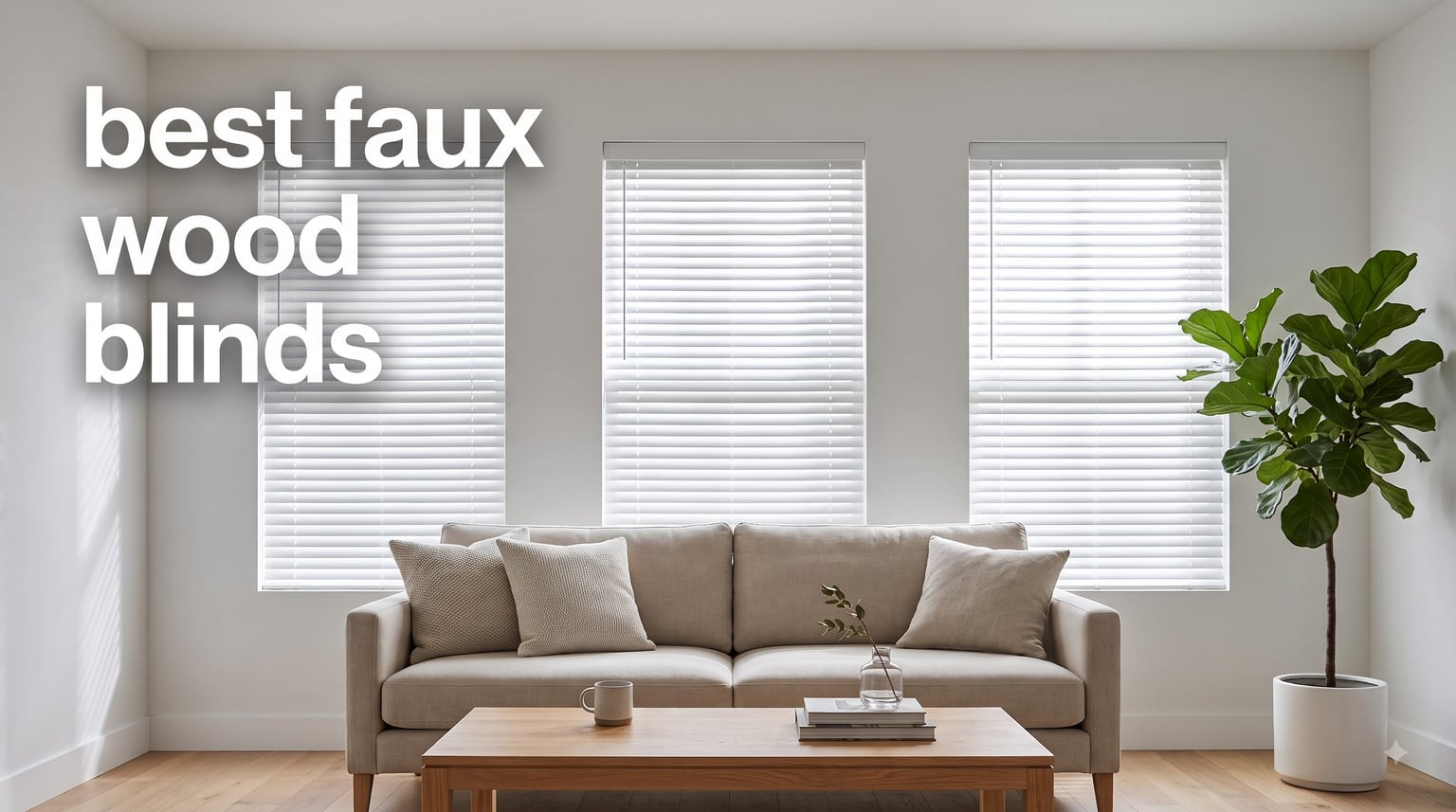 best faux wood blinds