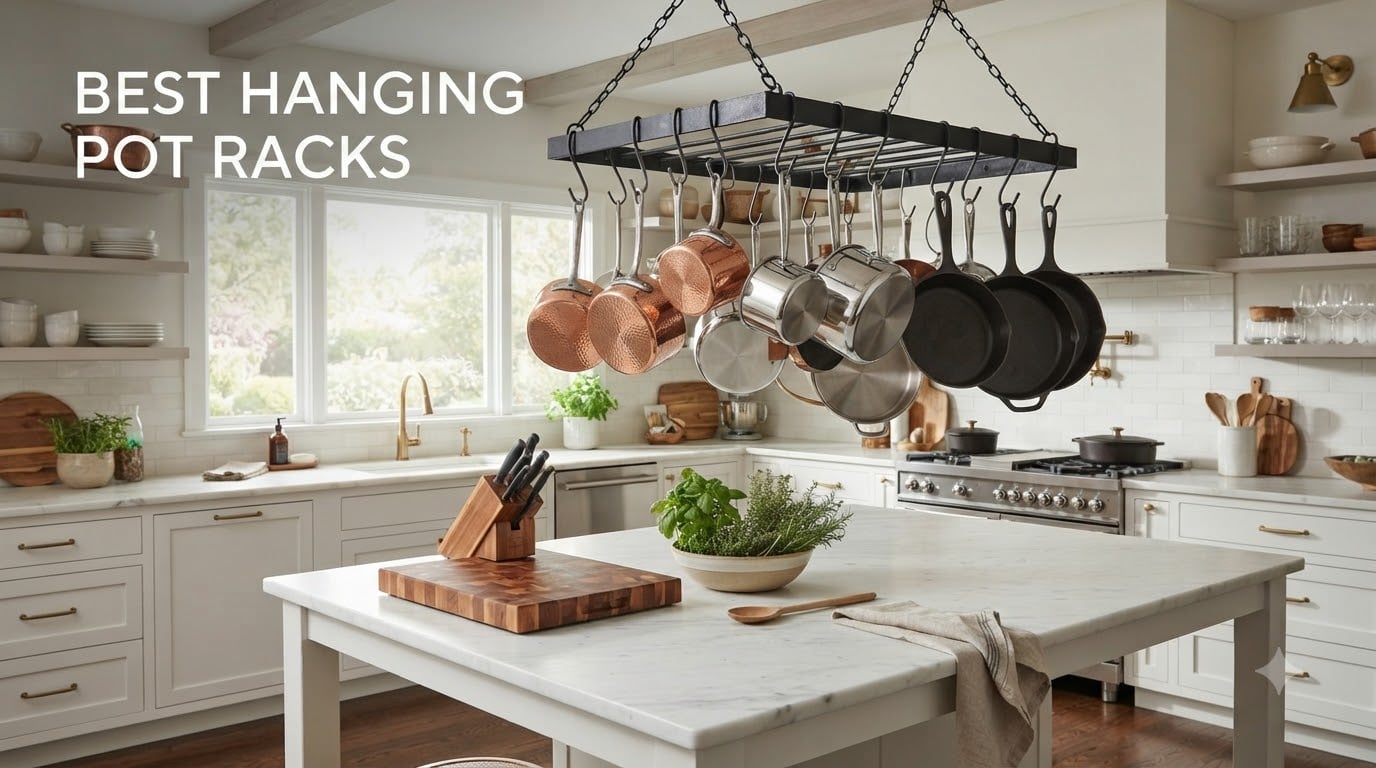 best hanging pot racks