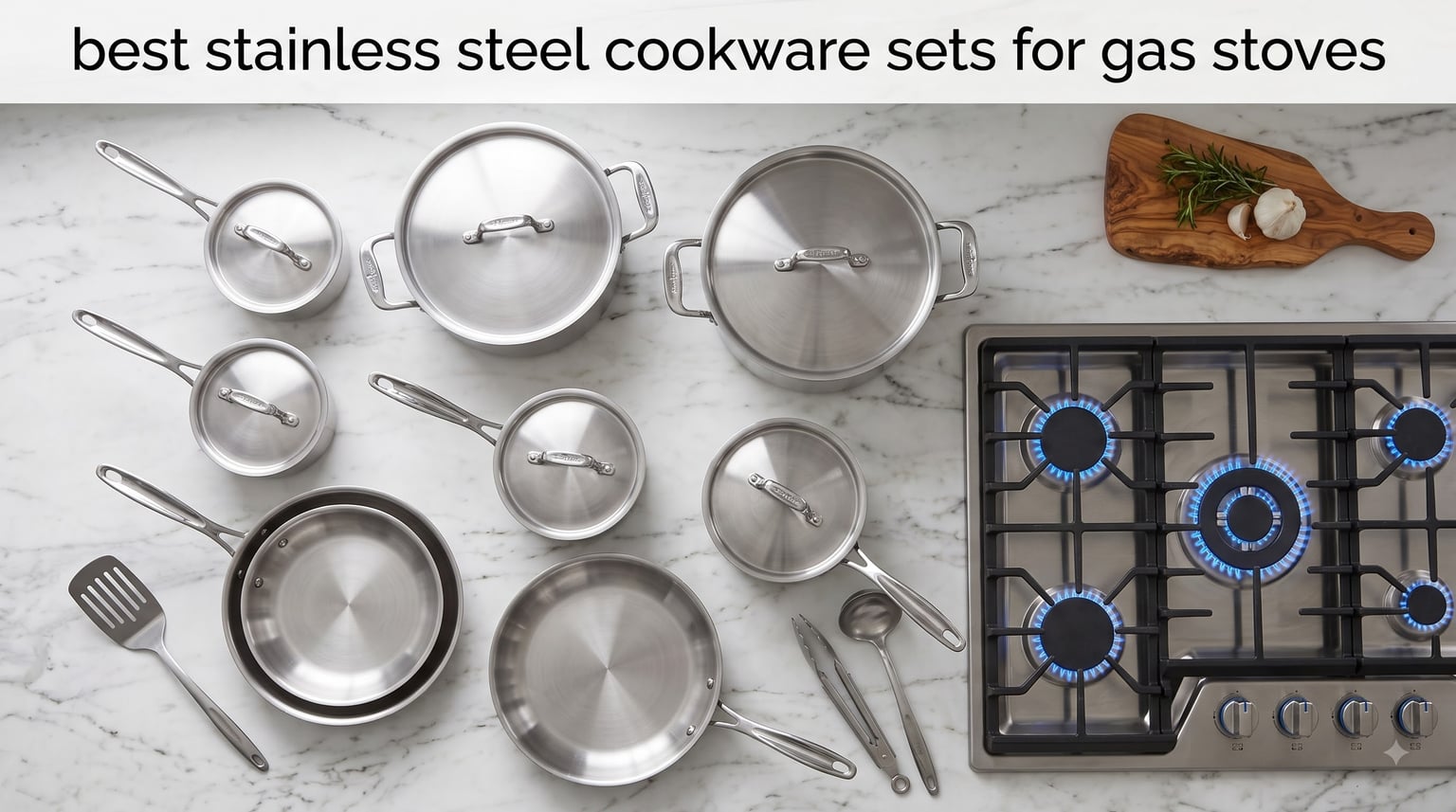 best stainless steel cookware sets for gas stoves