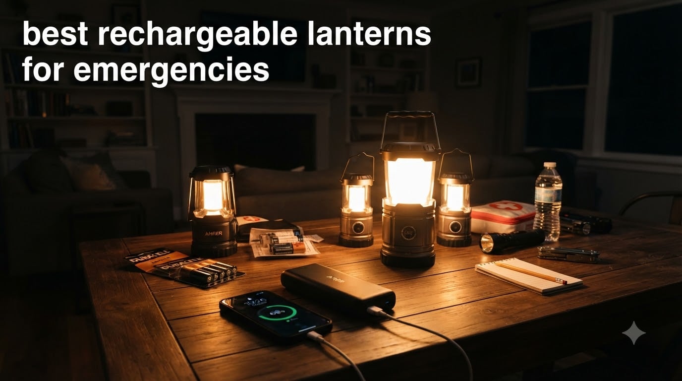 best rechargeable lanterns for emergencies
