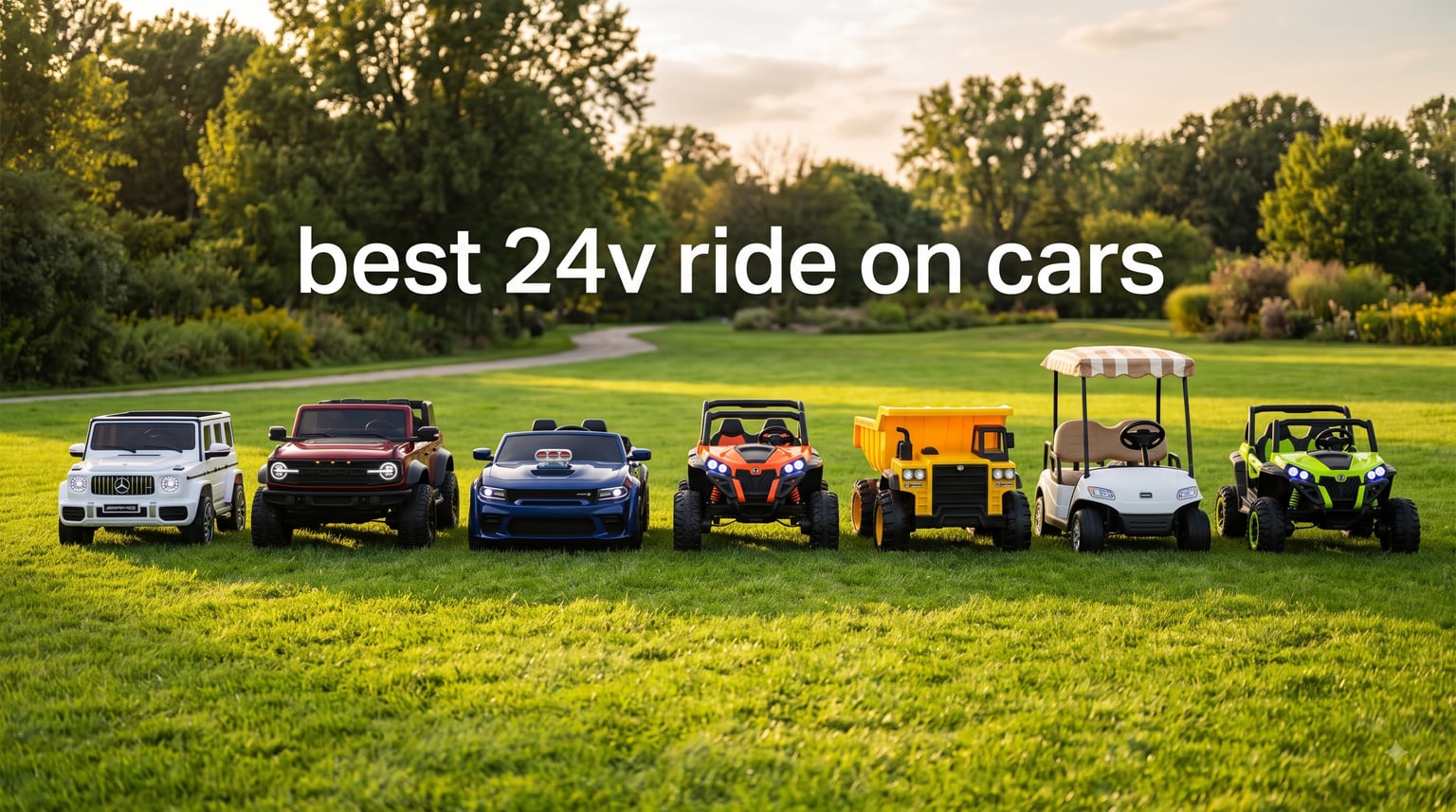 best 24v ride on cars