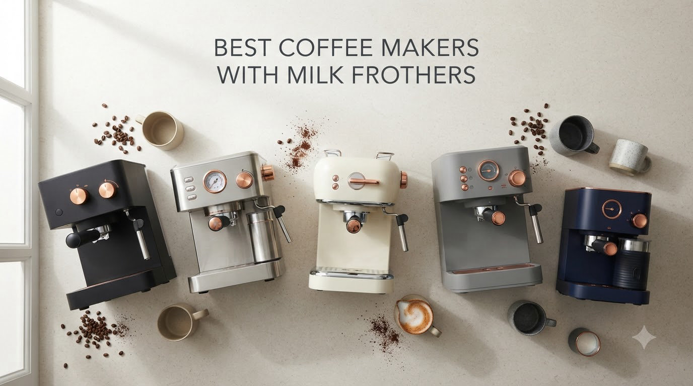 best coffee makers with milk frothers