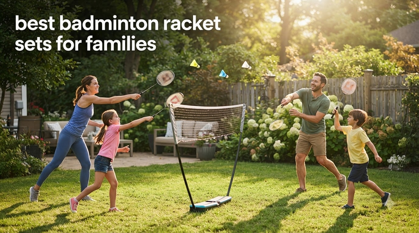 best badminton racket sets for families