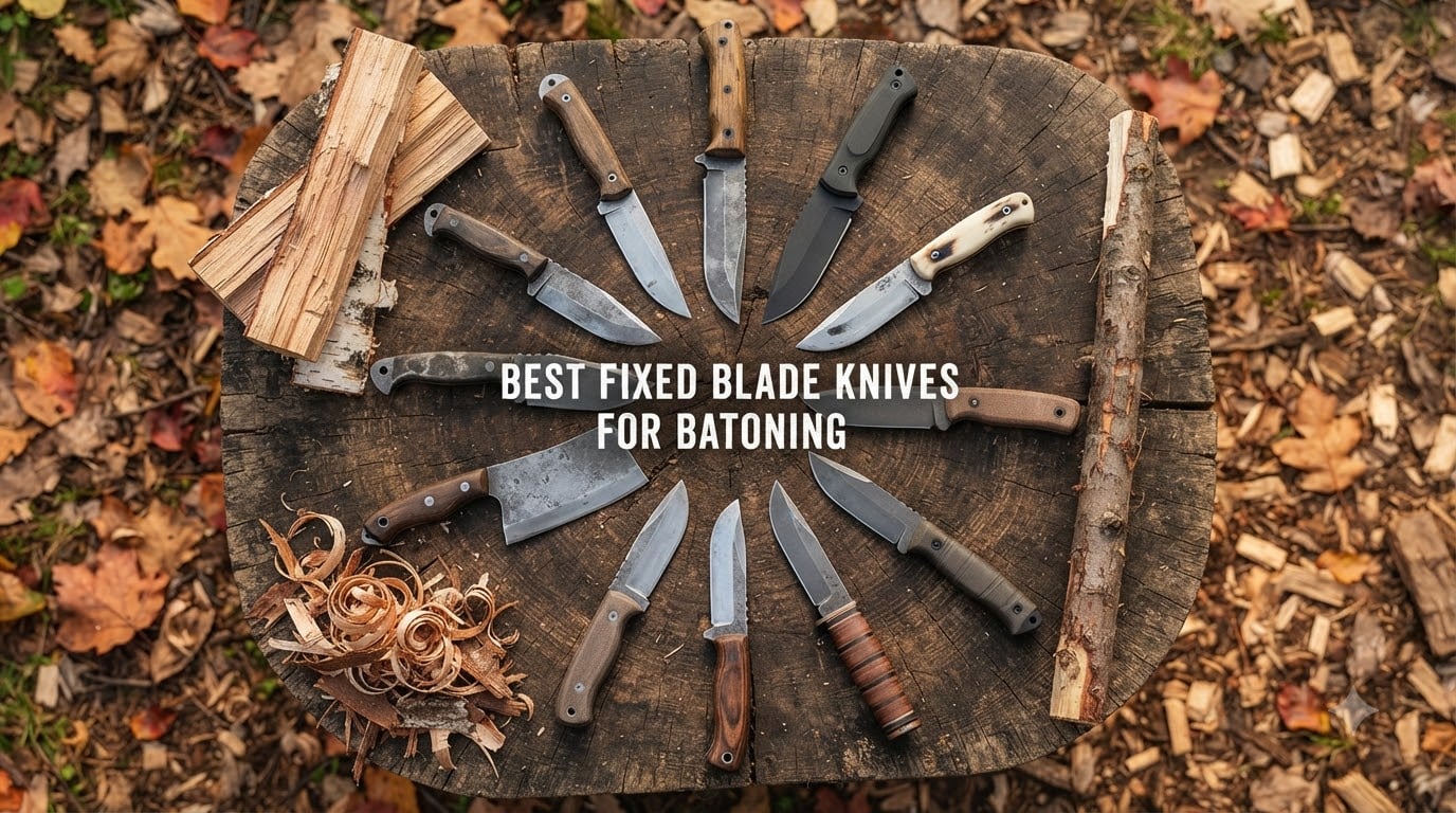 best fixed blade knives for batoning