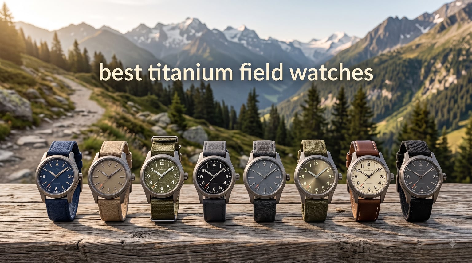 best titanium field watches