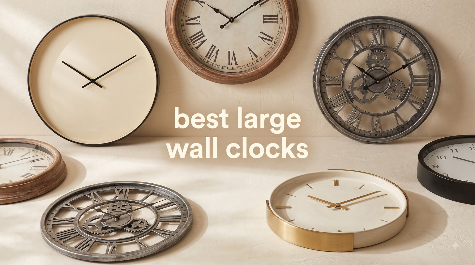 best large wall clocks