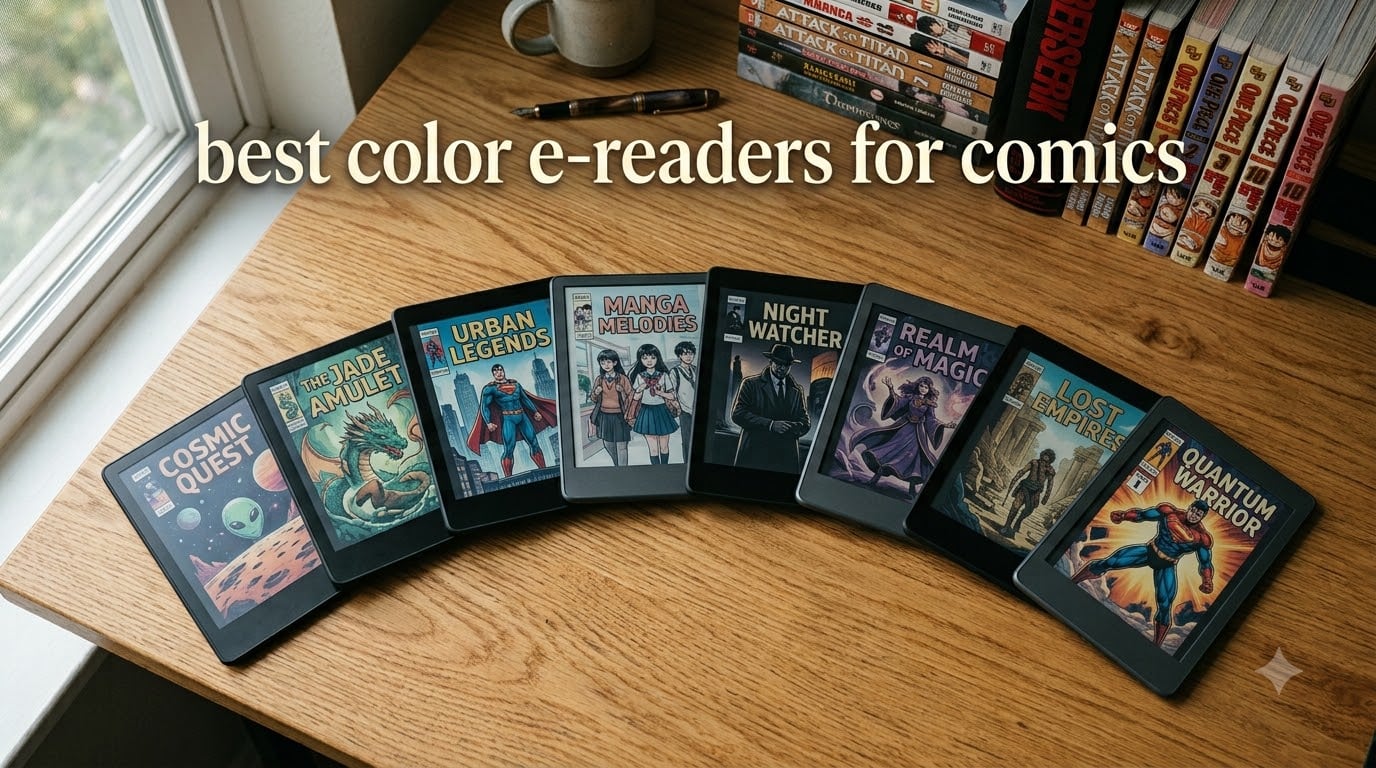 best color e-readers for comics