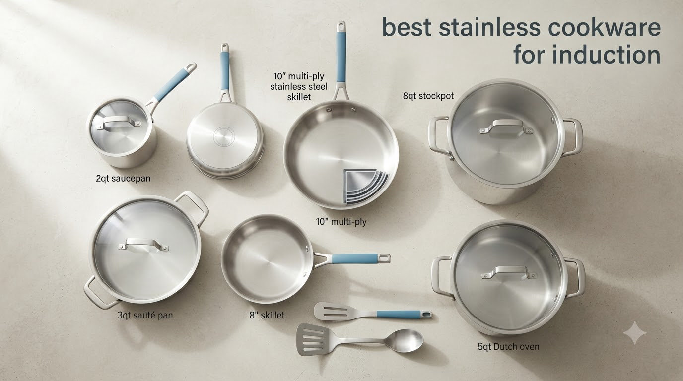 best stainless cookware for induction
