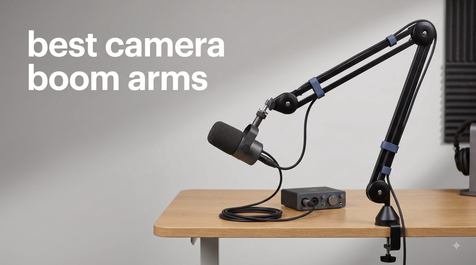 best camera boom arms