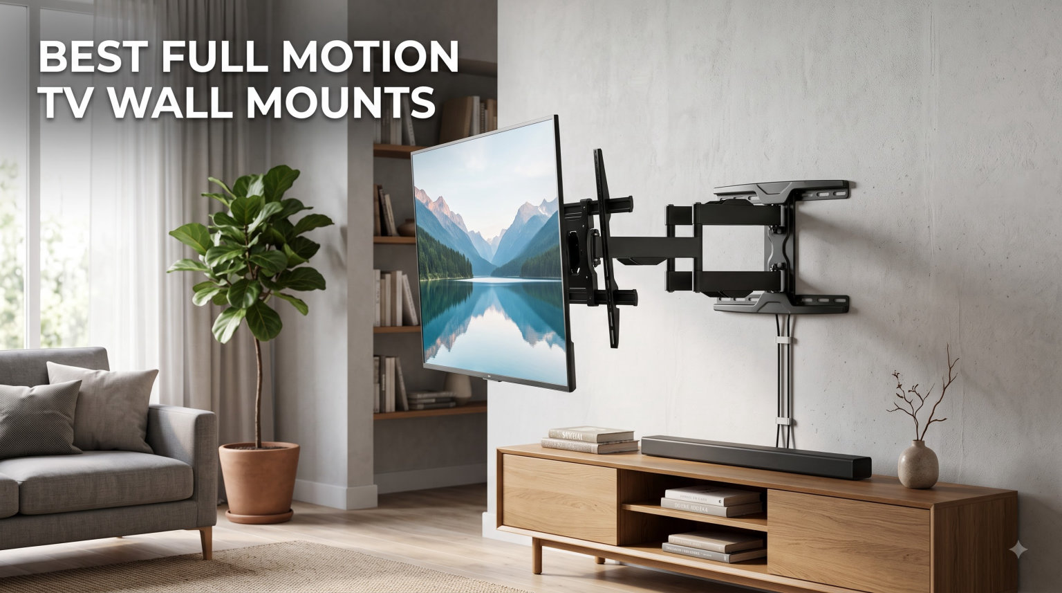 best full motion tv wall mounts