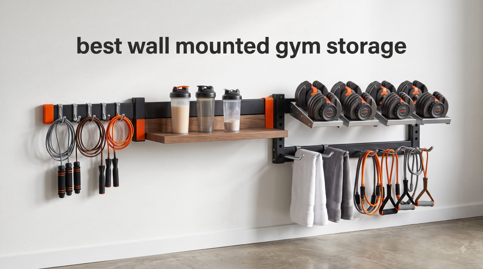 best wall mounted gym storage