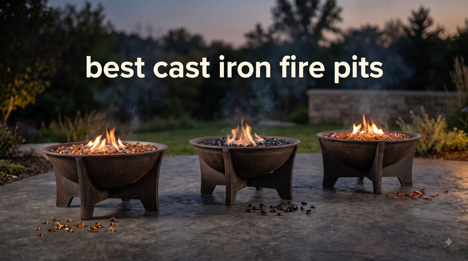 best cast iron fire pits