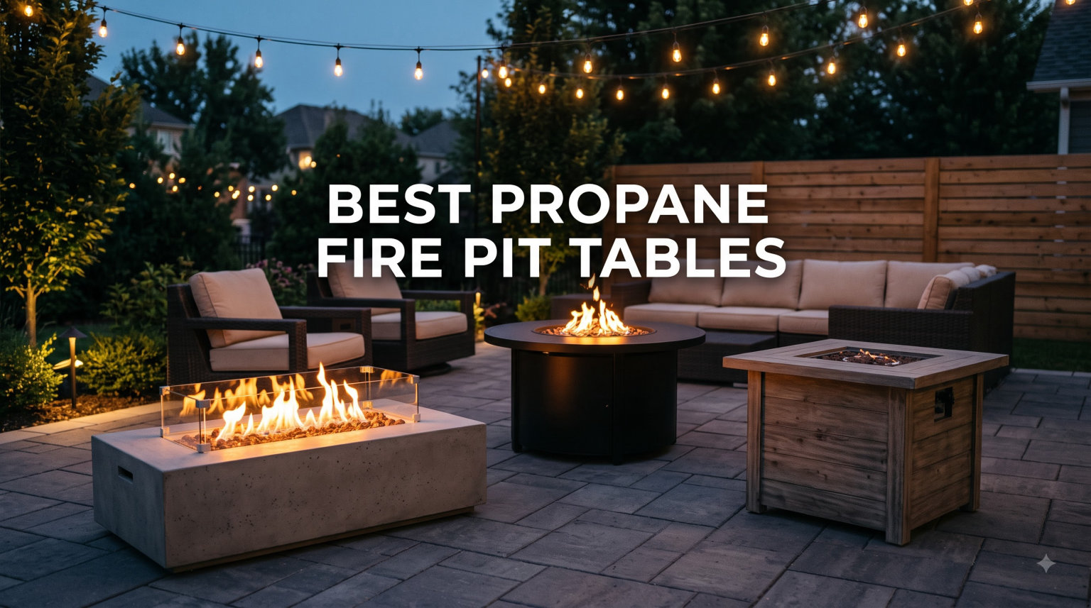 best propane fire pit tables