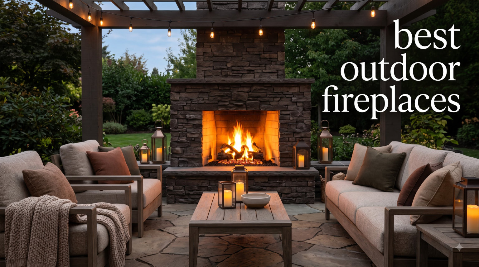 best outdoor fireplaces