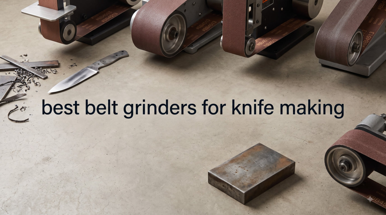 best belt grinders for knife making