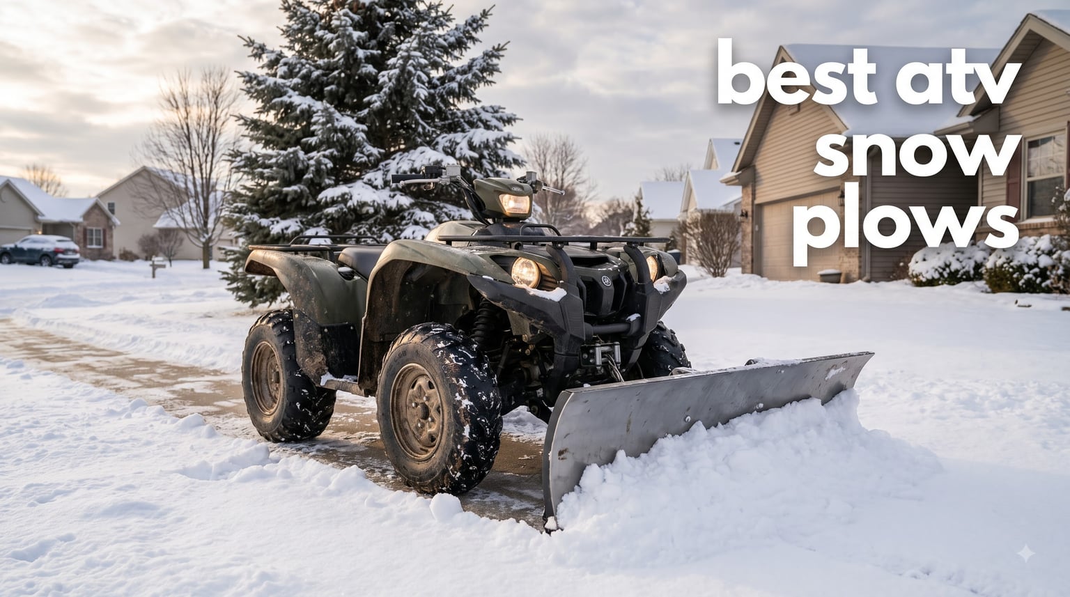 best atv snow plows
