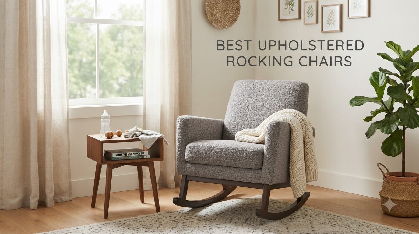 best upholstered rocking chairs