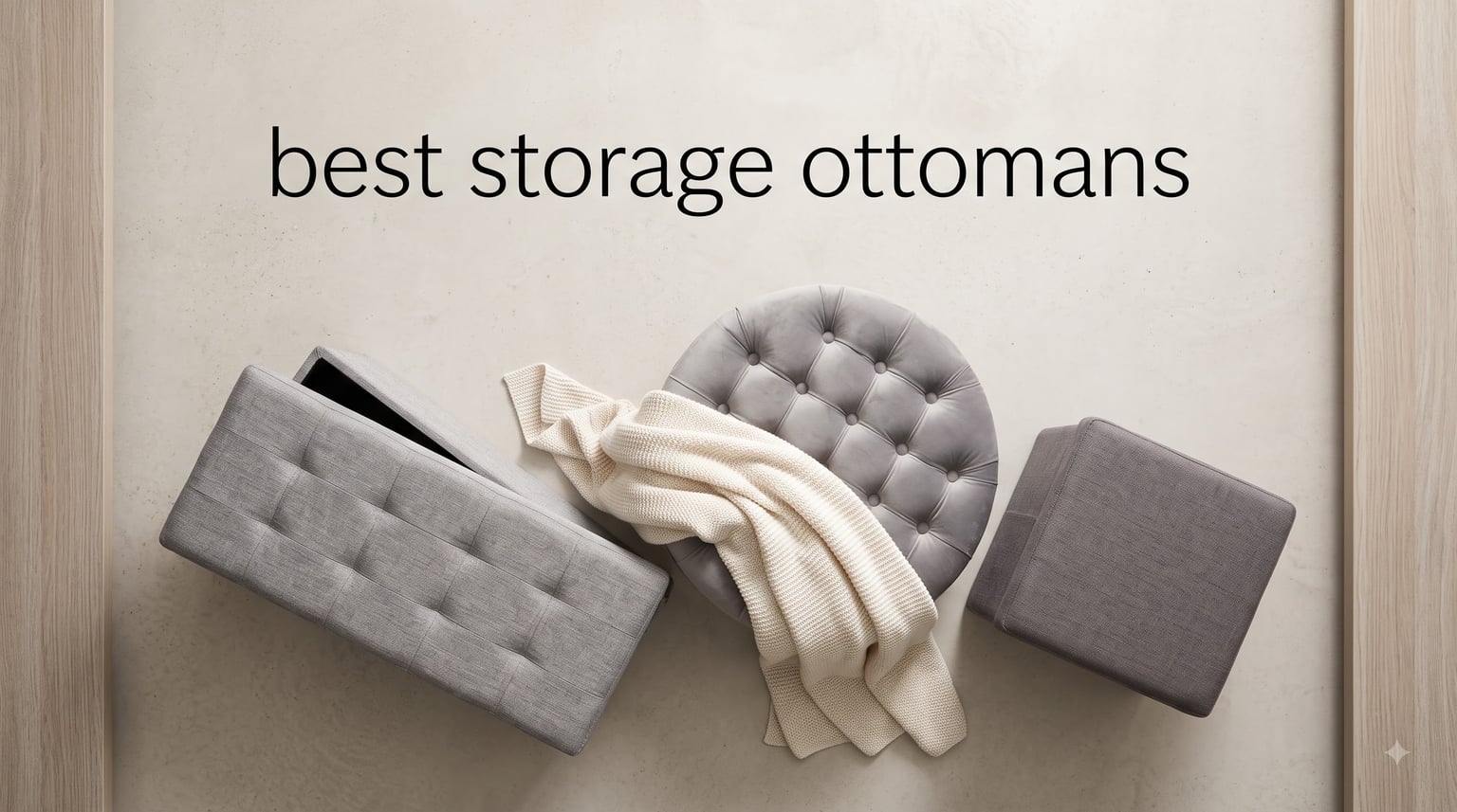 best storage ottomans
