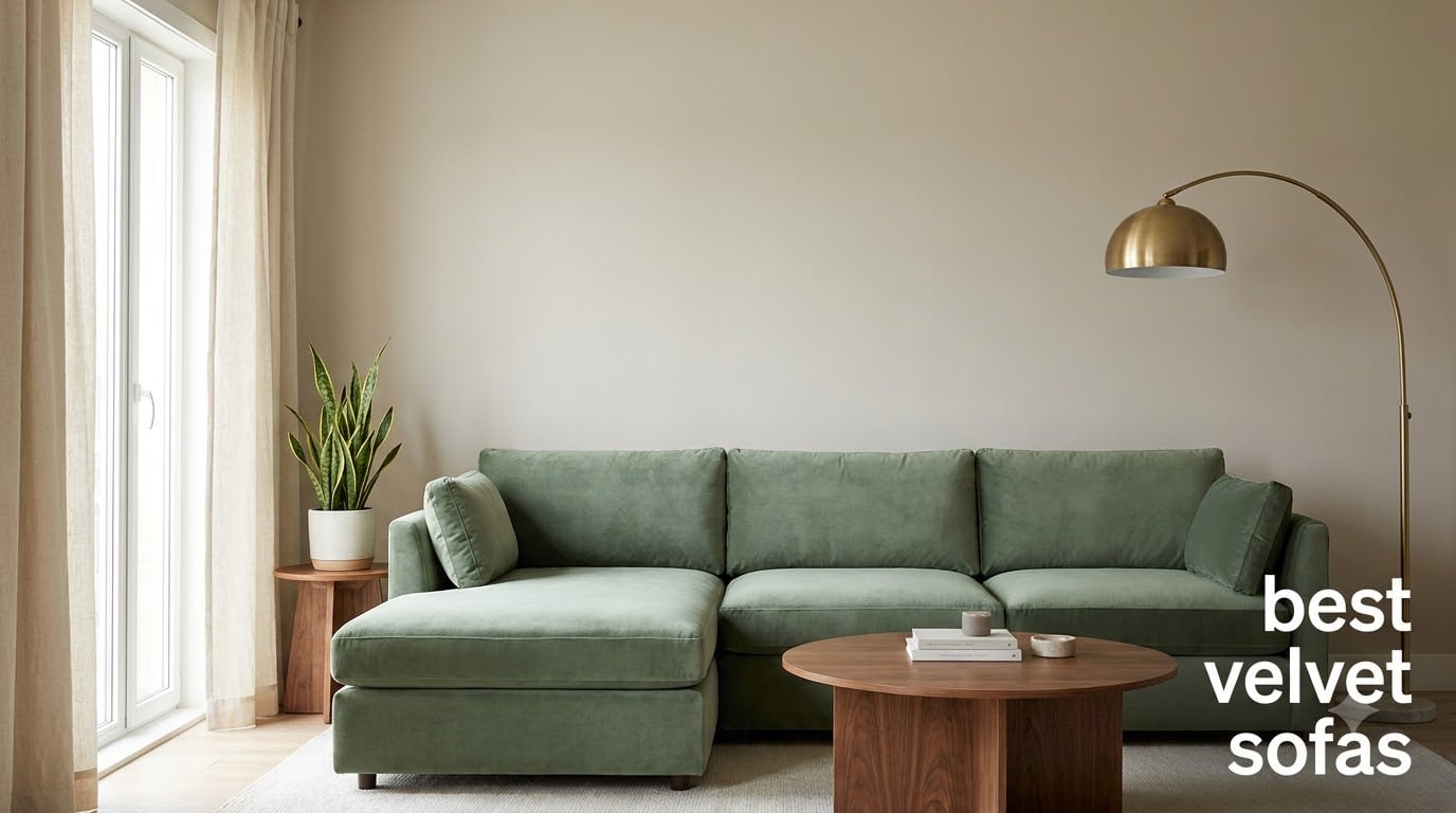 best velvet sofas