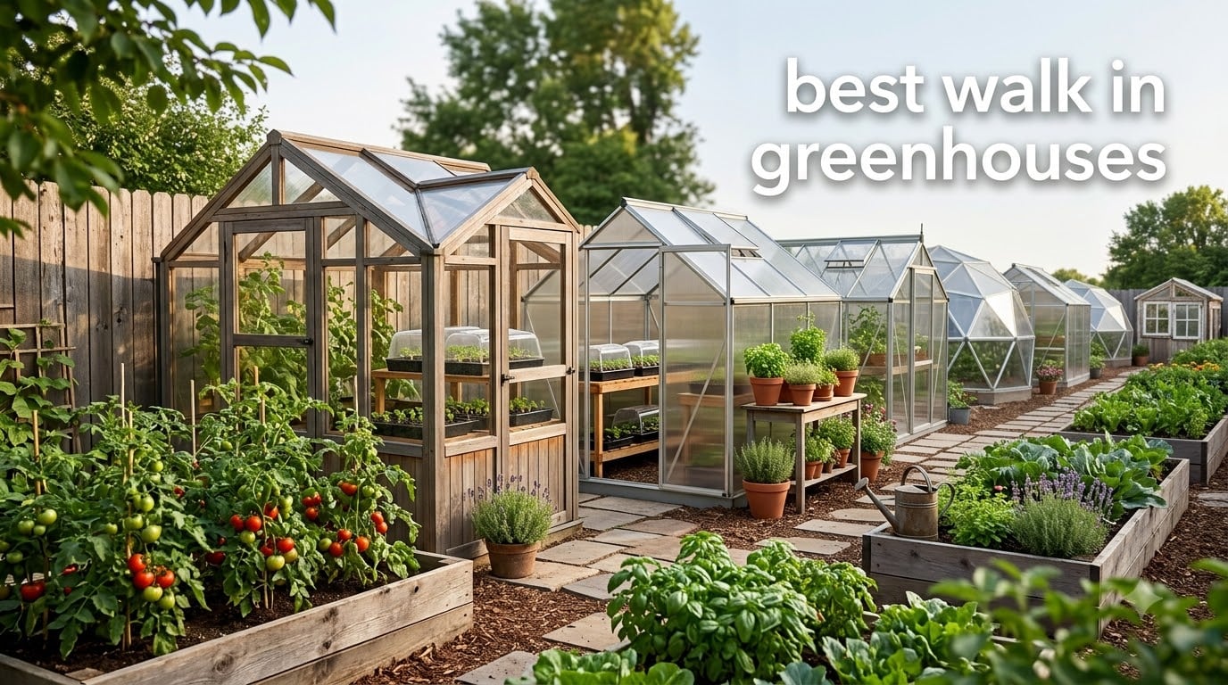 best walk in greenhouses
