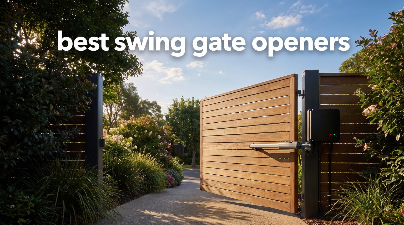 best swing gate openers