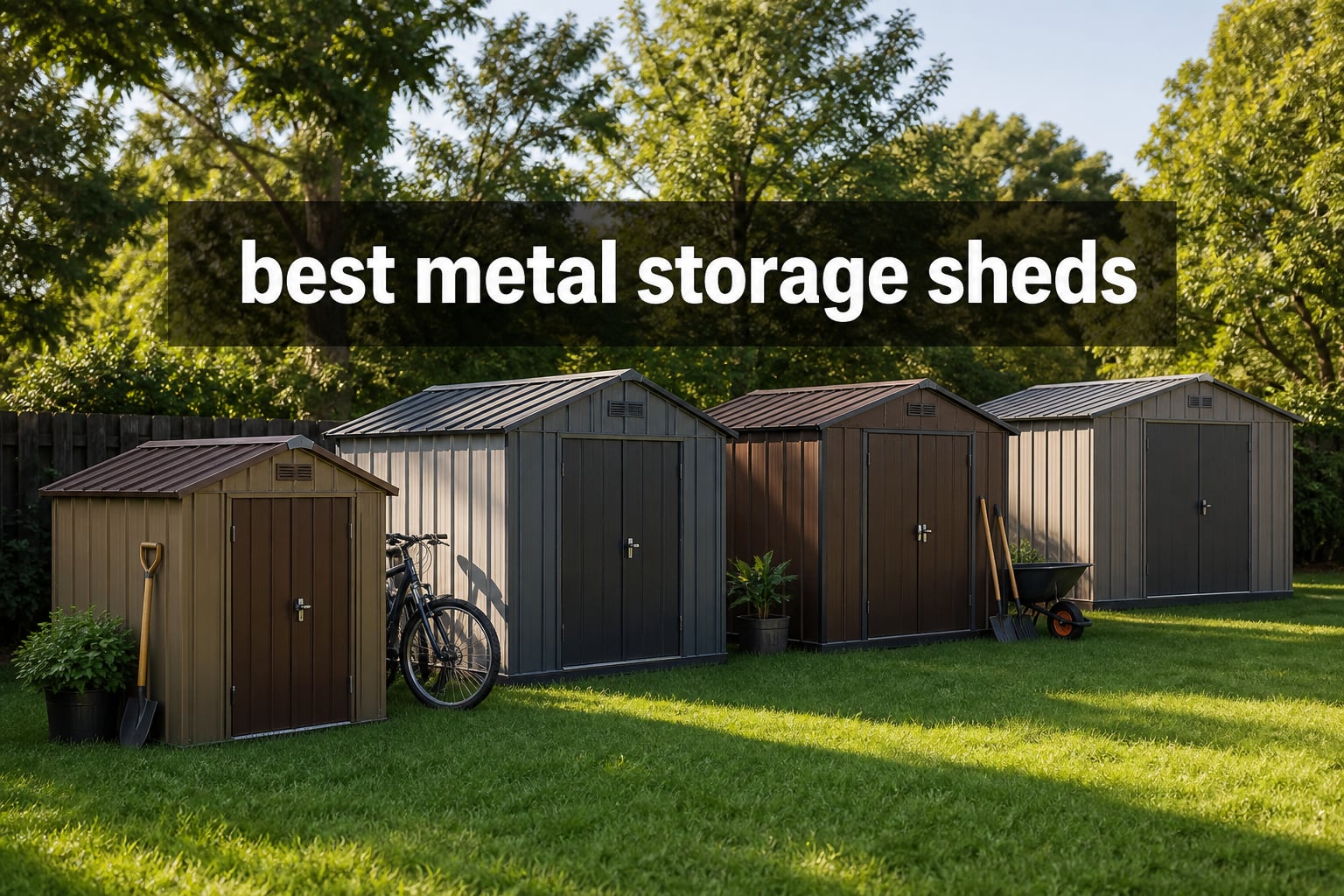 best metal storage sheds