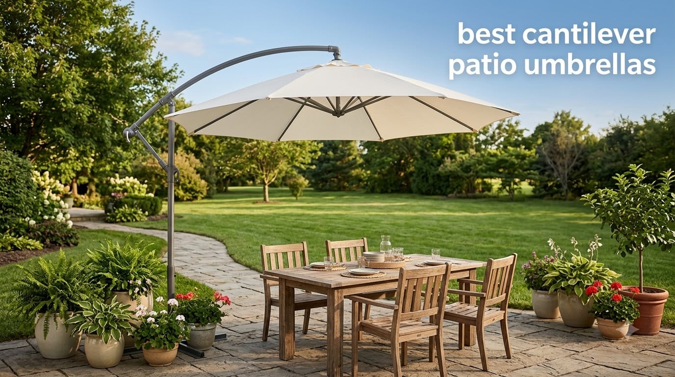 best cantilever patio umbrellas