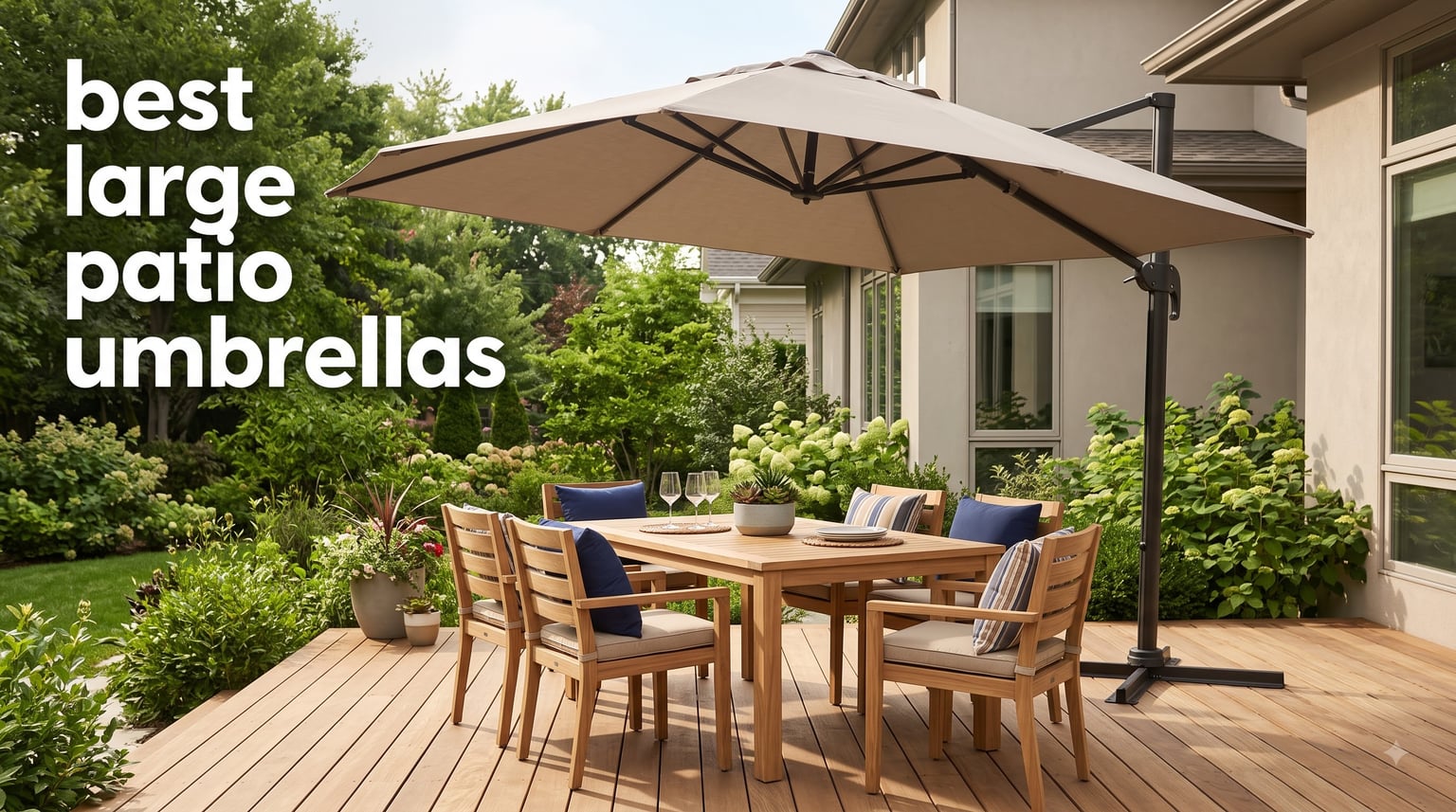 best large patio umbrellas