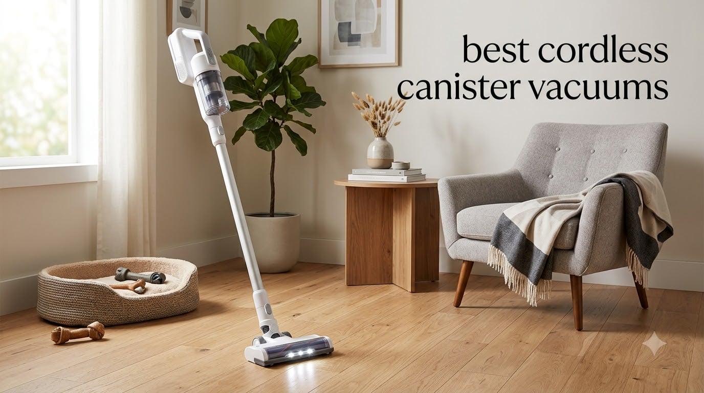 best cordless canister vacuums