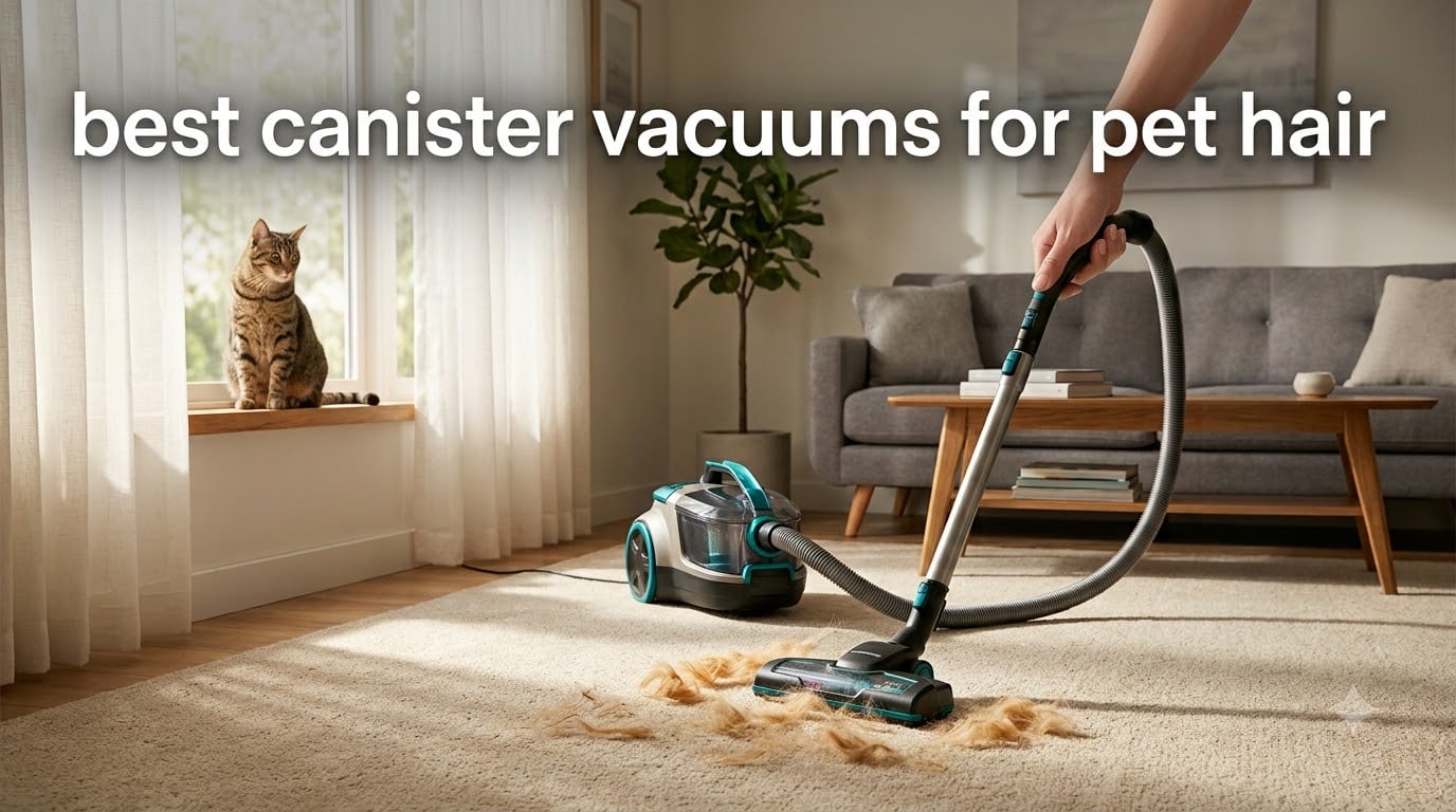 best canister vacuums for pet hair