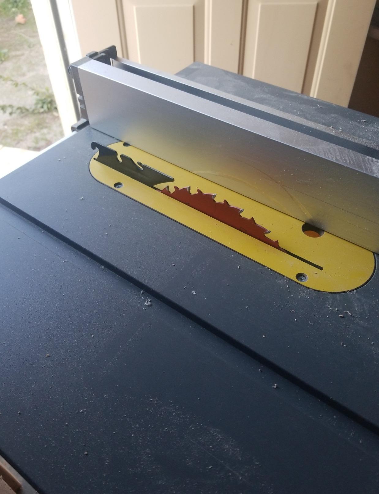 Leecraft DW-2 Zero-Clearance Table Saw Insert for DeWalt Model DW744 and DW746 customer photo 1
