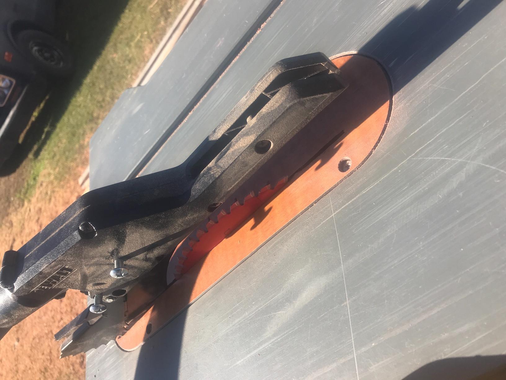 Leecraft DW-2 Zero-Clearance Table Saw Insert for DeWalt Model DW744 and DW746 customer photo 2