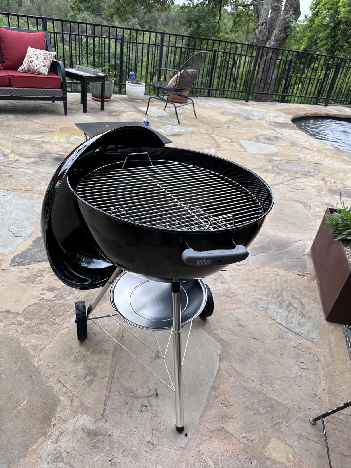 Weber® Original Kettle Charcoal Grill, 22-Inch, Black customer photo 1