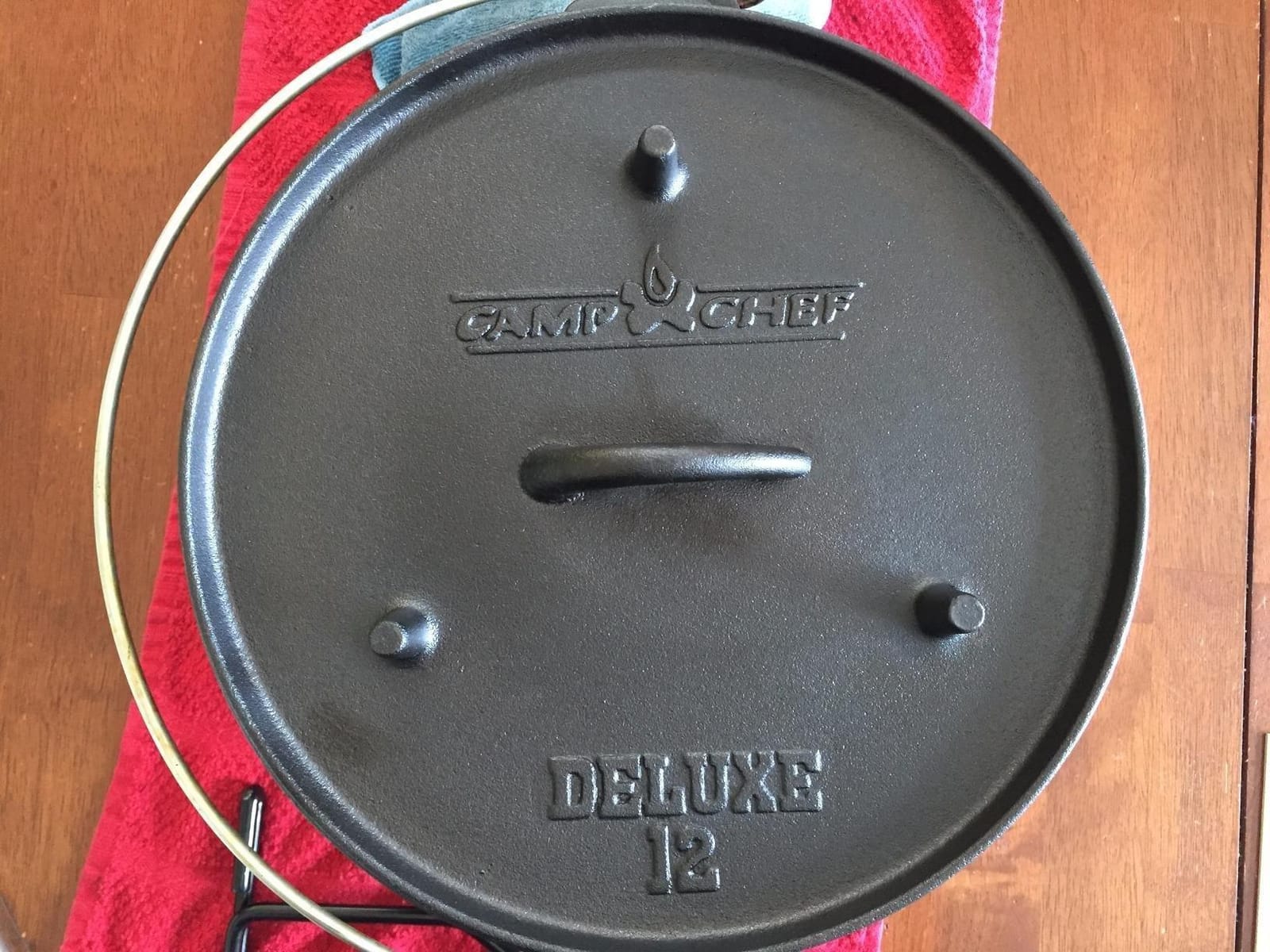 Camp Chef Cast Iron Dutch Oven, Pre-Seasoned, 9.33 qt customer photo 1