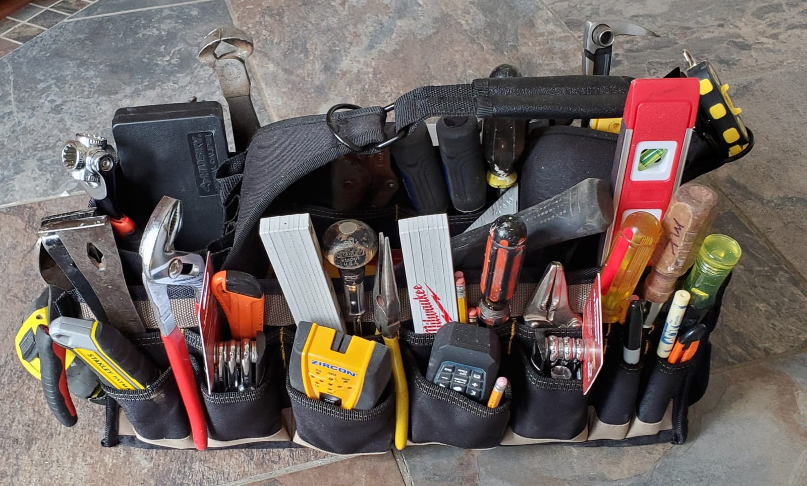 CLC WORK GEAR 1530 Electrical and Maintenance Tool Carrier, 43 Pocket, Black customer photo 2