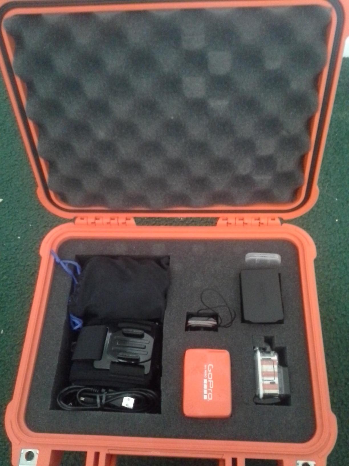 Pelican 1200 Case With Foam (Black) - Watertight copolymer shell with foam insert and purge valve for impact protection, equipment storage and travel customer photo 2