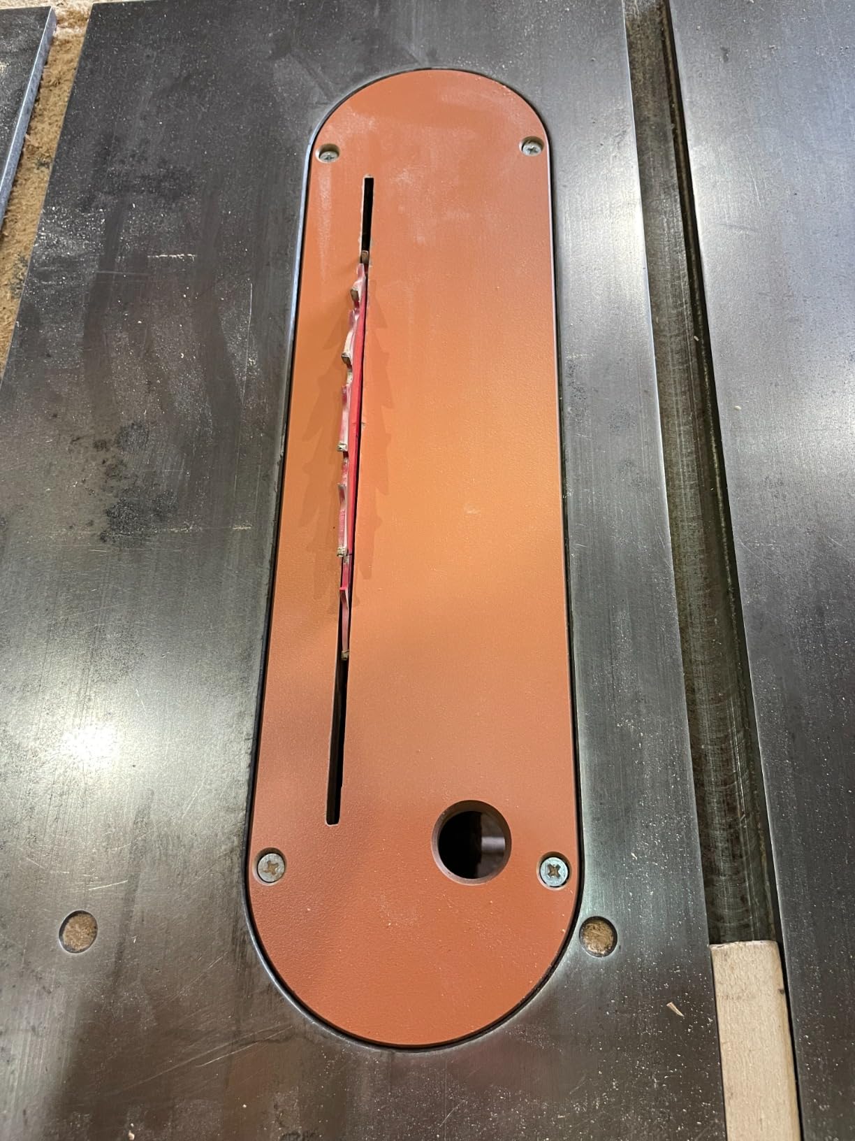 Leecraft RG-1 Zero Clearance Table Saw Insert for Ridgid TS3650 Table Saw customer photo 1
