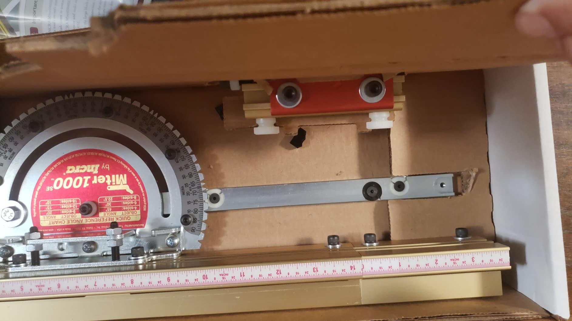 INCRA MITER1000SE Miter Gauge Special Edition With Telescoping Fence and Dual Flip Shop Stop customer photo 1
