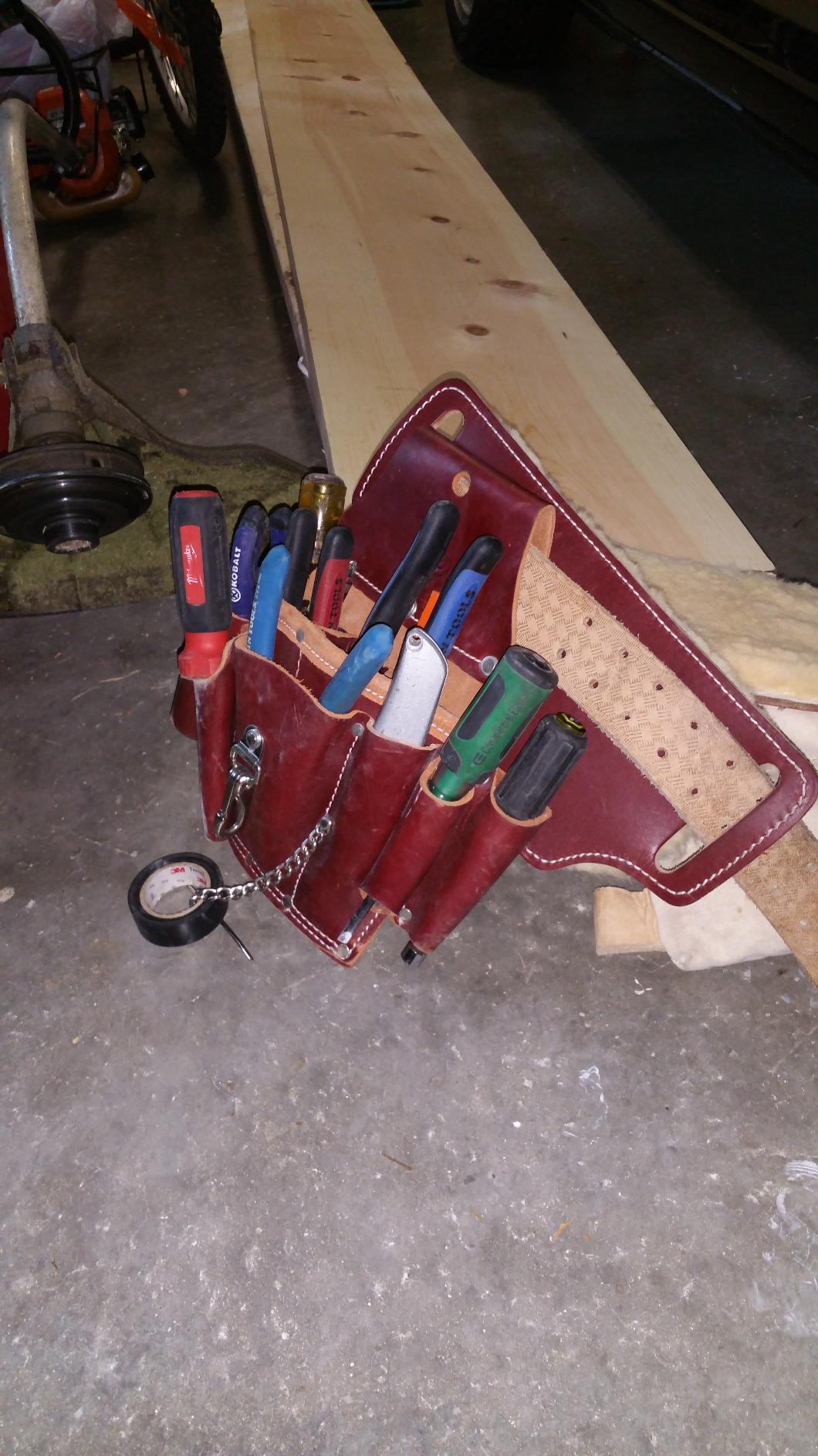 Occidental Leather Electrician’s Tool Pouch - 15 Pockets & Tool Holders - Made in USA customer photo 1