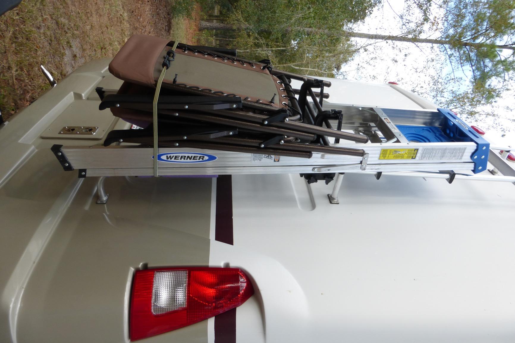 Camco Clamp-N-Carry Lockable RV Ladder Chair and Bike Rack, 51430 customer photo 2
