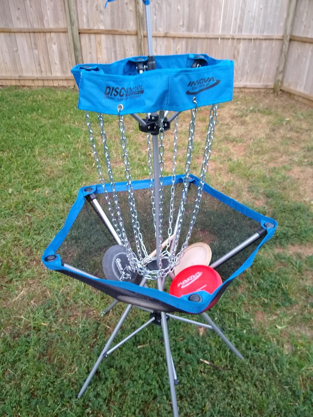 Innova DISCatcher Traveler Target – Portable, Lightweight Disc Golf Basket, Colors May Vary customer photo 1
