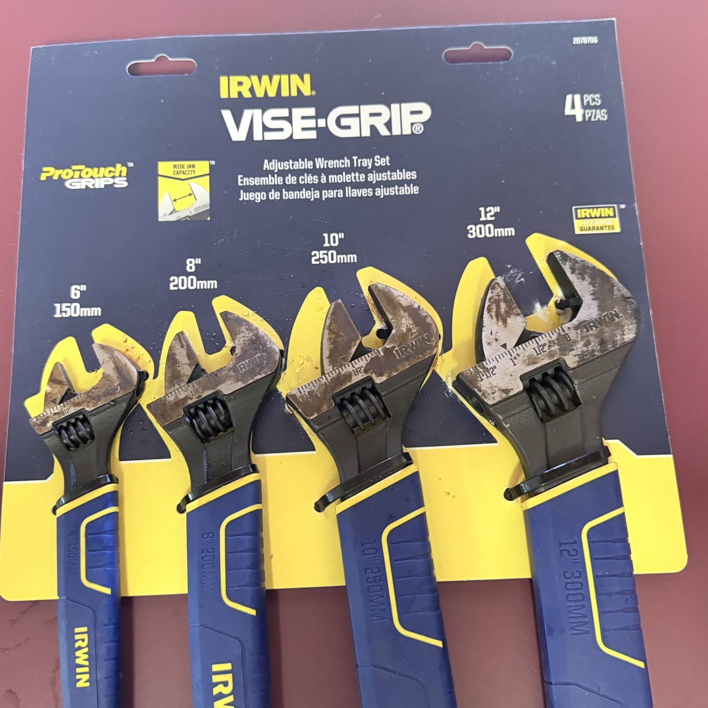 IRWIN Vise-Grip Adjustable Wrench Set, SAE/MM, 4-Piece (2078706) customer photo 1