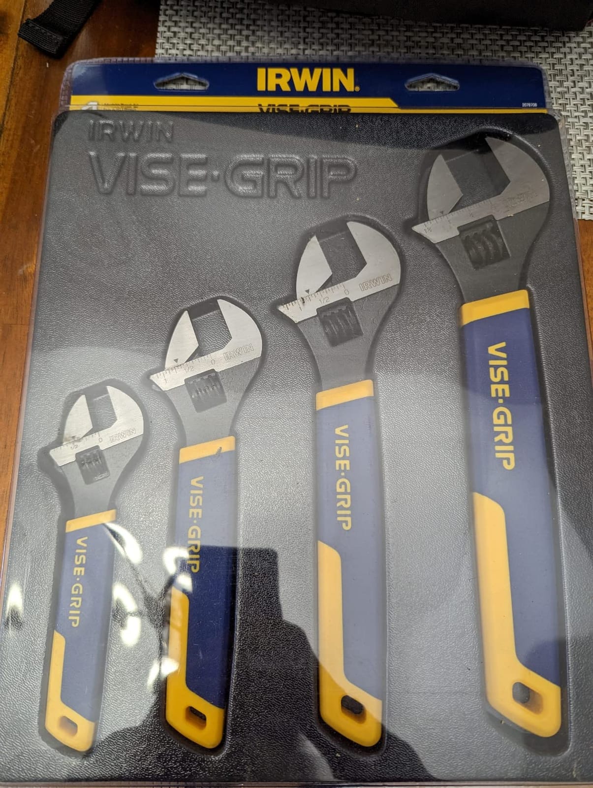 IRWIN Vise-Grip Adjustable Wrench Set, SAE/MM, 4-Piece (2078706) customer photo 2