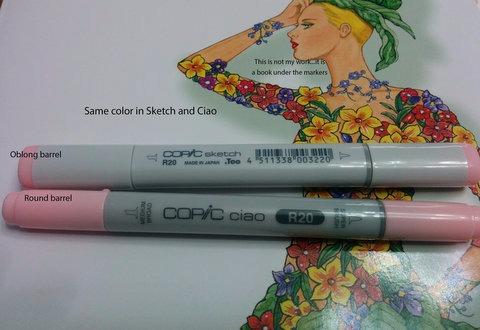 Copic Ciao, Alcohol Markers, 36 Colors Dual Brush Tip Art Markers, Ultra Blendable Markers for Coloring, Drawing & Illustration Art, Set A customer photo 2