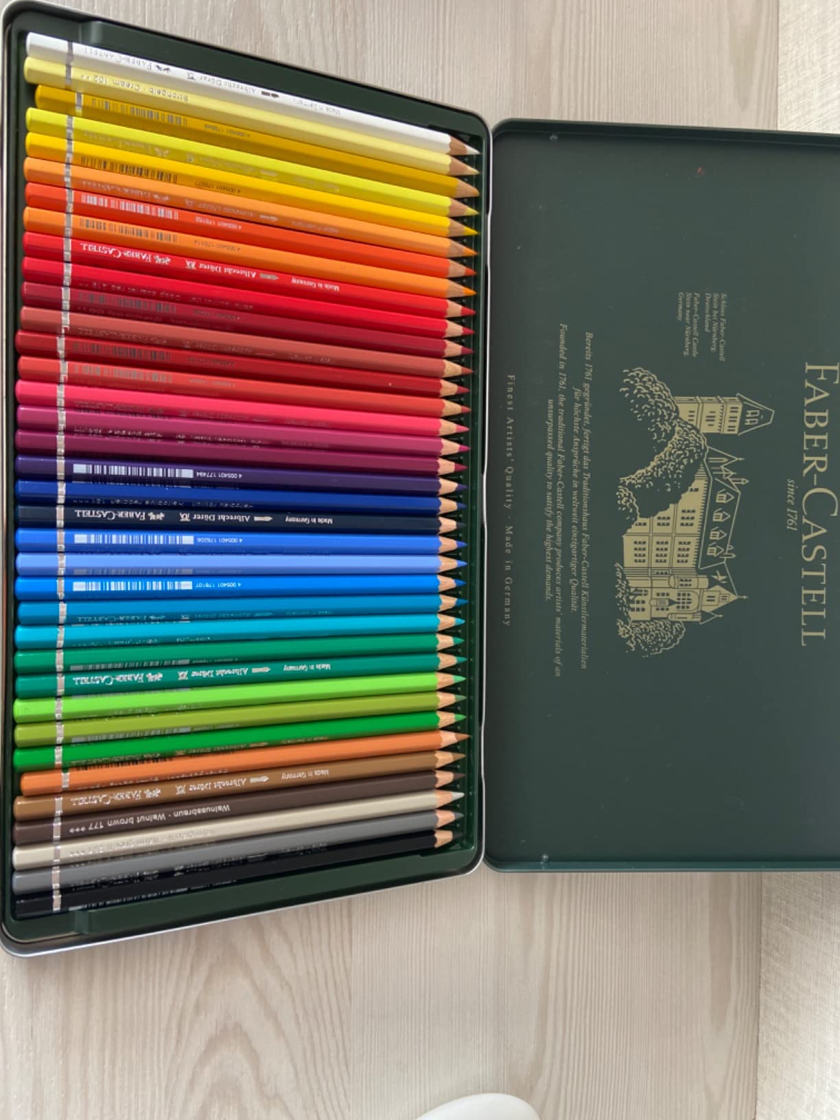 Faber-Castel FC117536 Albrecht Durer Artist Watercolor Pencils In A Metal Tin (36 Pack), Assorted customer photo 2