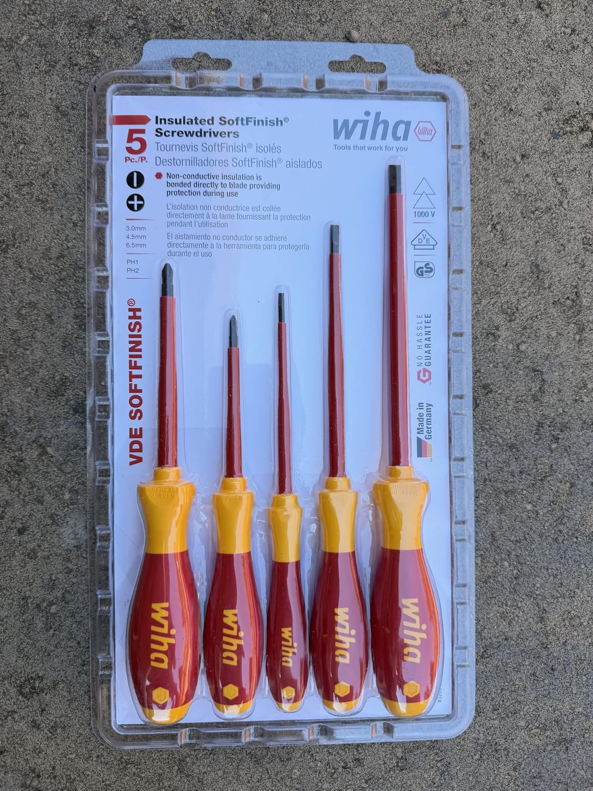 Wiha 32091 Insulated Screwdriver Set, 5-Piece 1000V Electrician Tool Kit customer photo 2