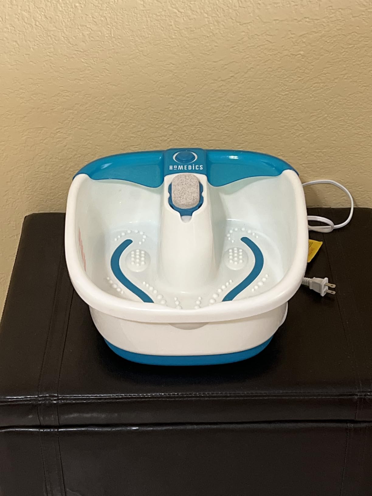 Homedics Bubble Mate Foot Spa, Toe Touch Controlled Foot Bath | with Invigorating Bubbles and Splash Proof, Raised Massage Nodes and Removable Pumice Stone customer photo 1